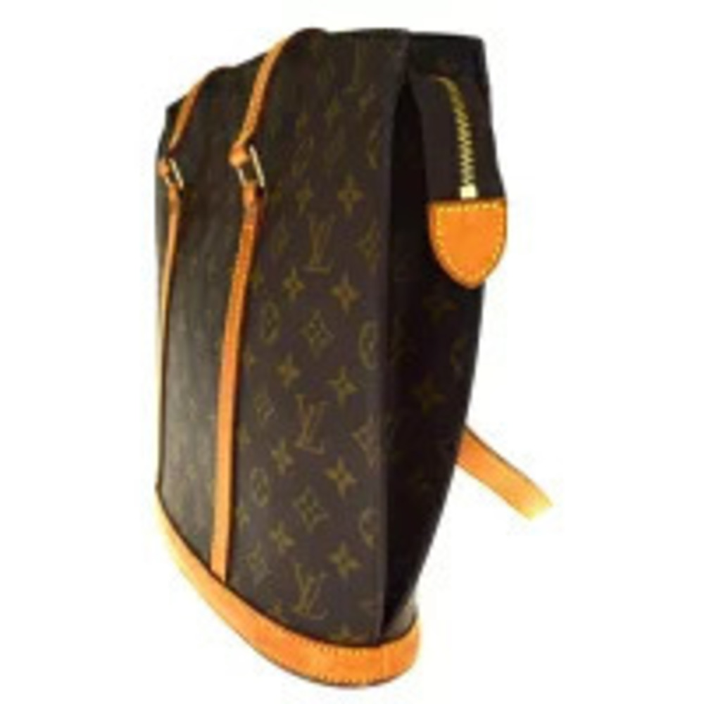 Louis Vuitton Bag Babylon Tote Leather Shoulder Monogram Brown